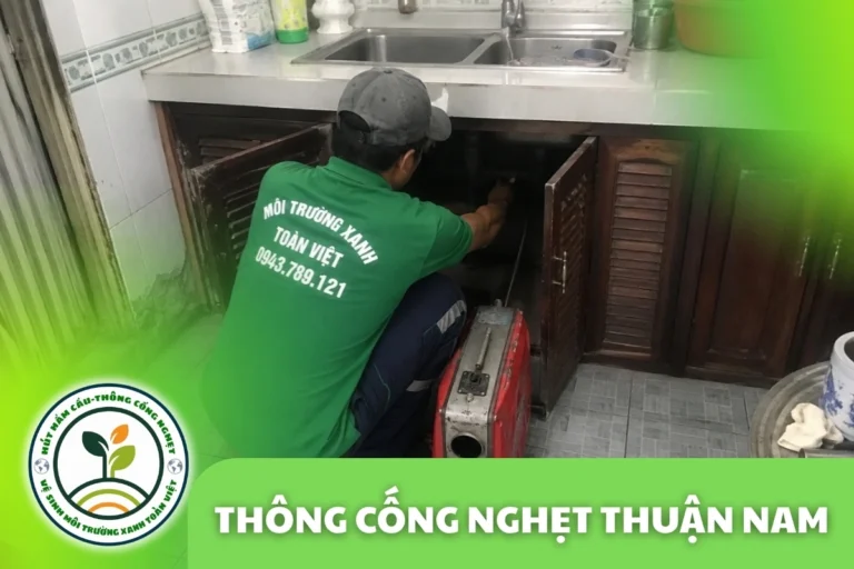 Thông Cống Nghẹt Thuận Nam | Xử Lý Bùn Và Nước Trào