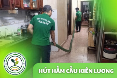 Hút Hầm Cầu Kiên Lương - Xi Măng + Hòn Phụ Tử, 2 Mặt Huyện