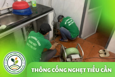 Thông Cống Nghẹt Tiểu Cần | Xử Lý Bùn Và Nước Trào