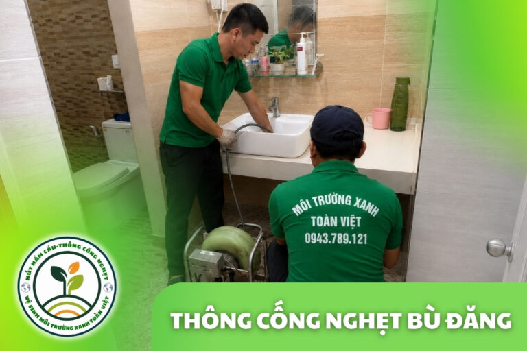 Thông Cống Nghẹt Bù Đăng | Xử Lý Bùn Và Nước Trào