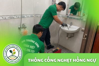 Thông Cống Nghẹt Hồng Ngự | Xử Lý Bùn Và Nước Trào