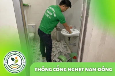 Thông Cống Nghẹt Nam Đông | Xử Lý Bùn Và Nước Trào