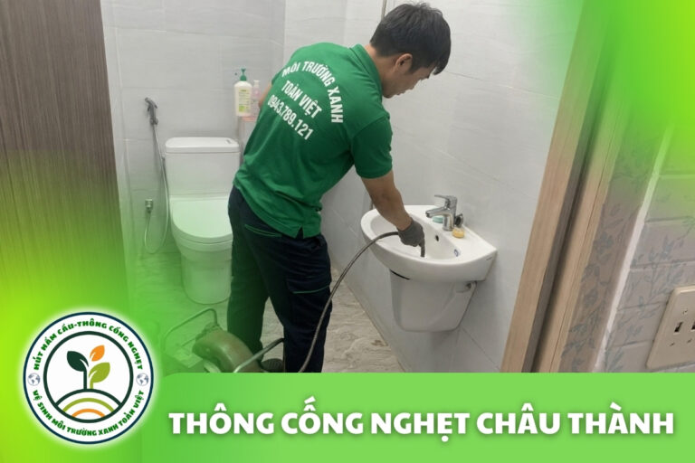 Thông Cống Nghẹt Châu Thành, Tiền Giang | Xử Lý Bùn Và Nước Trào