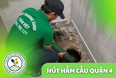 Hút Hầm Cầu Quận 4 24/7 | Hẻm Nhỏ, Báo Giá Theo m³