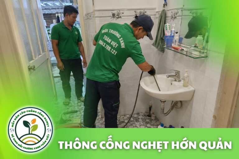 Thông Cống Nghẹt Hớn Quản | Xử Lý Bùn Và Nước Trào