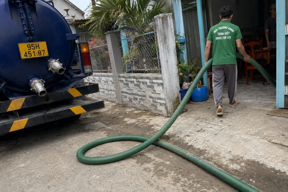 Hút Hầm Cầu Long Mỹ – 4 Điều Cần Biết Trước Khi Gọi 12 Dịch vụ hút hầm cầu nhanh chóng tại nhà khách hàng