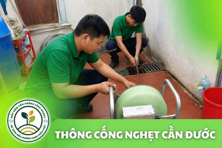 Thông Cống Nghẹt Cần Đước | Xử Lý Bùn Và Nước Trào
