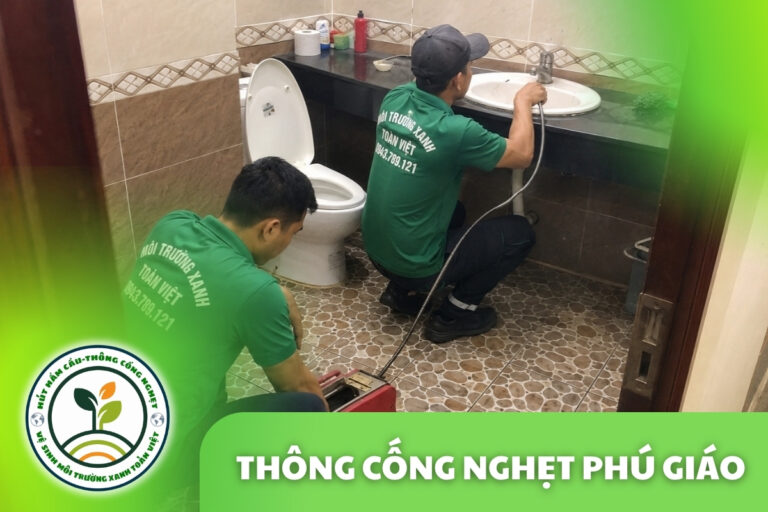 Thông Cống Nghẹt Phú Giáo | Xử Lý Bùn Và Nước Trào