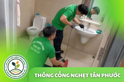 Thông Cống Nghẹt Tân Phước | Xử Lý Bùn Và Nước Trào