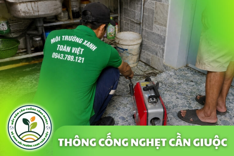 Thông Cống Nghẹt Cần Giuộc | Xử Lý Bùn Và Nước Trào