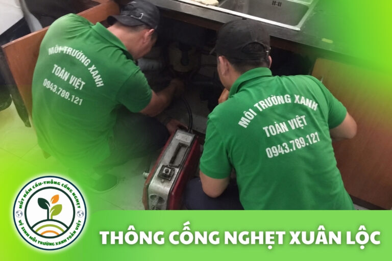 Thông Cống Nghẹt Xuân Lộc | Xử Lý Bùn Và Nước Trào