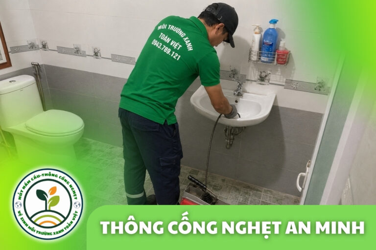 Thông Cống Nghẹt An Minh | Xử Lý Bùn Và Nước Trào