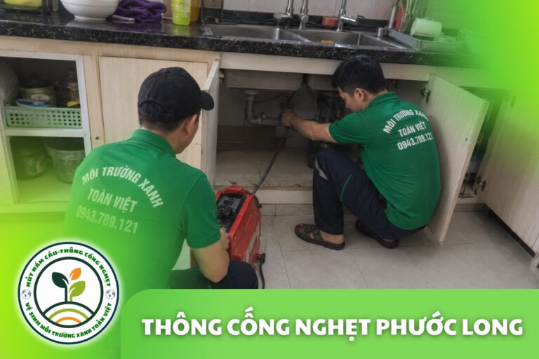 Thông Cống Nghẹt Phước Long, Bình Phước | Xử Lý Bùn Và Nước Trào