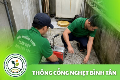 Thông Cống Nghẹt Bình Tân, TP.HCM | Làm Sạch Cặn Dầu Mỡ