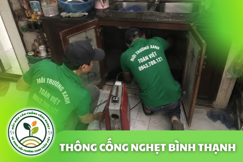 Thông Cống Nghẹt Bình Thạnh | Xử Lý Bùn Và Nước Trào