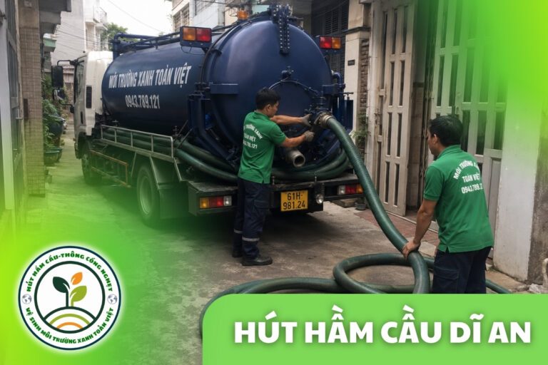 Hút Hầm Cầu Dĩ An 24/7 | Nhà Trọ, Hẻm Nhỏ, Nhà Xưởng