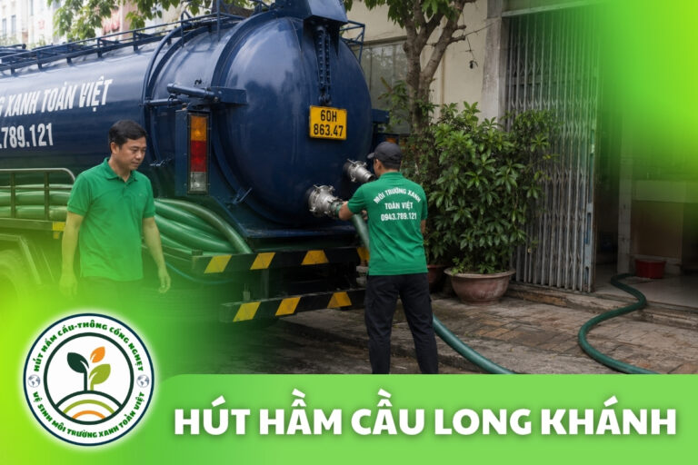 Hút Hầm Cầu Long Khánh Phục Vụ 5 Phường, Hẹn Giờ Theo Vị Trí