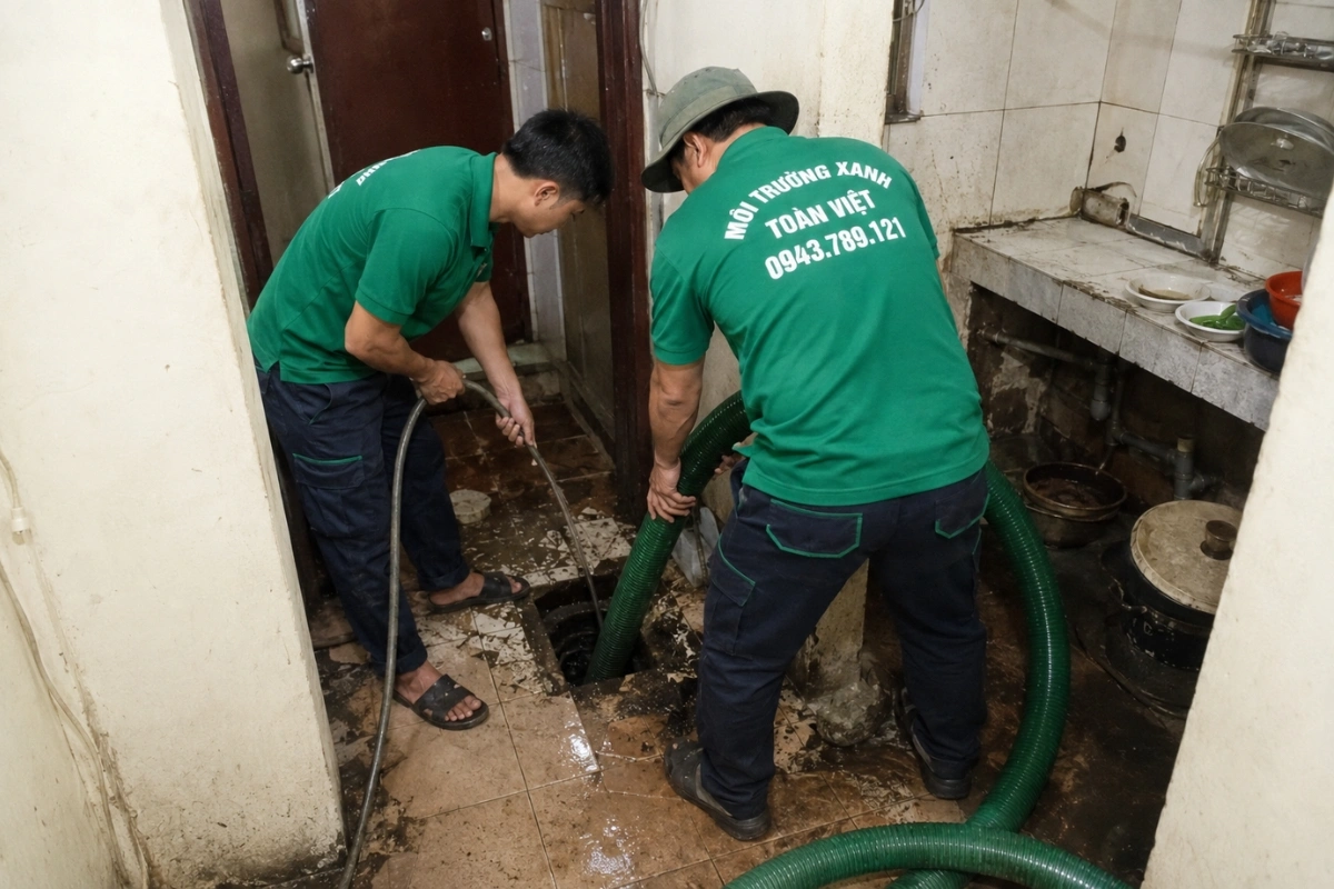 Hút Hầm Cầu Mỹ Xuyên, Giá Theo Khối, Thợ Tới Trong 25 Phút 10 Đội ngũ hút hầm cầu hỗ trợ khách hàng tại nhà