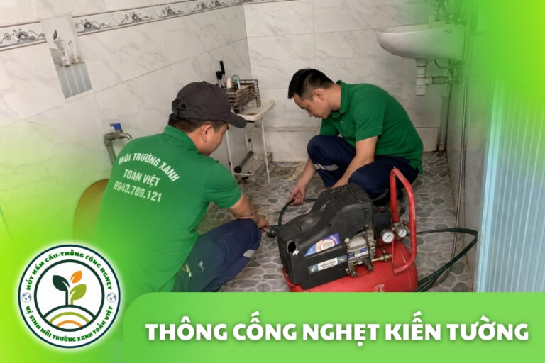 Thông Cống Nghẹt Kiến Tường | Xử Lý Bùn Và Nước Trào