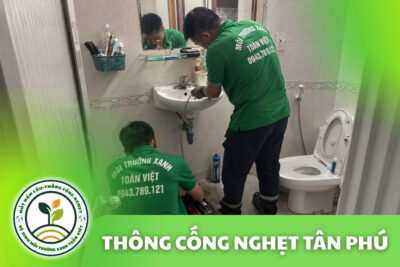 Thông Cống Nghẹt quận Tân Phú | Xử Lý Bùn Và Nước Trào