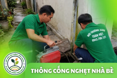 Thông Cống Nghẹt Nhà Bè | Xử Lý Bùn Và Nước Trào