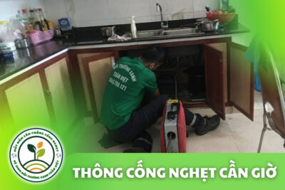 Thông Cống Nghẹt Cần Giờ | Làm Sạch Cặn Dầu Mỡ