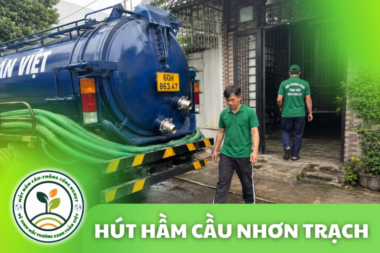 Hút Hầm Cầu Nhơn Trạch Vùng Đất Thấp, Nhận Nhà Xưởng Cả 3 Xã