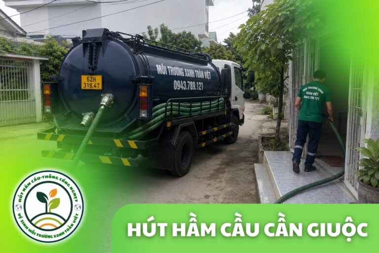 Hút Hầm Cầu Cần Giuộc – Báo Giá Theo Khối, Rõ Ràng