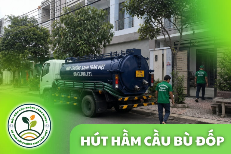 Hút Hầm Cầu Bù Đốp 24/7, Đội Tại Chỗ | Xanh Toàn Việt