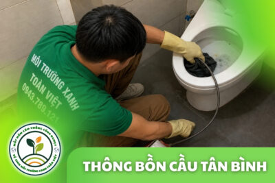 Thông Bồn Cầu Tân Bình 24/7 | Kiểm Tra Xả Yếu, Trào Ngược