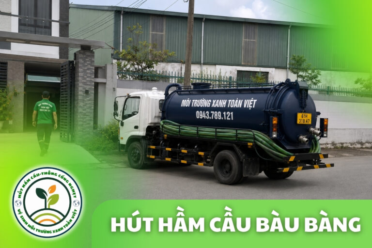Hút Hầm Cầu Bàu Bàng, Hẹn Giờ Rõ, Tính theo m³ 24/7