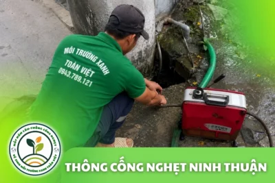 Thông Cống Nghẹt Ninh Thuận | Xử Lý Bùn Và Nước Trào