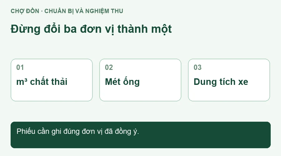Sơ đồ đừng đổi ba đơn vị thành một.