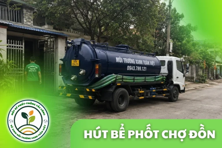 Hút Bể Phốt Chợ Đồn Bắc Kạn – 3 Gói Giá Rõ Ràng
