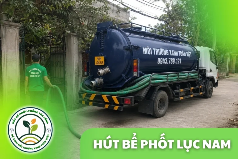 Hút Bể Phốt Lục Nam Bắc Giang – Nhà Vườn, Homestay Ven Suối Mỡ