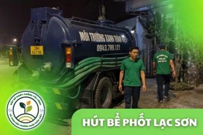 Hút Bể Phốt Tại Lạc Sơn 24/7, Đo Khối Lượng Tận Mắt