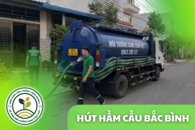 Hút Hầm Cầu Bắc Bình theo m³, Đo Đồng Hồ Xe | 24/7