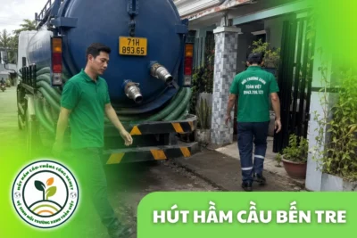 Hút Hầm Cầu Bến Tre – Xe Nhỏ Phù Hợp Đường Kênh Rạch