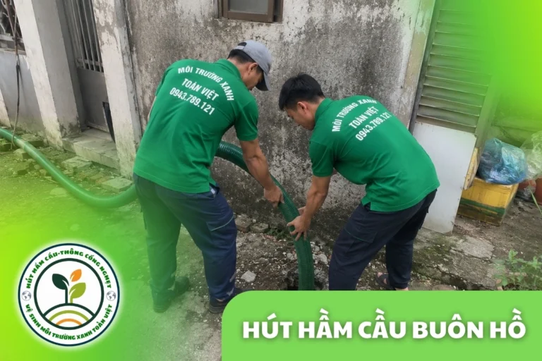 Hút Hầm Cầu Buôn Hồ Tính theo m³, Xe Hẹn Giờ Theo Vị Trí