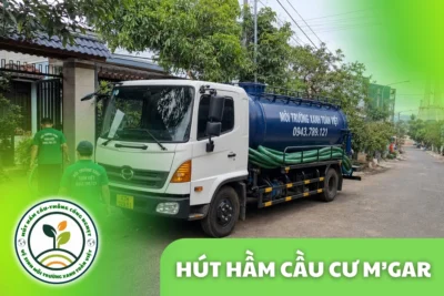 Hút Hầm Cầu Cư M'gar Tính m³, Xe Hẹn Giờ Theo Vị Trí 24/7
