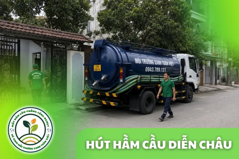 Hút Hầm Cầu Diễn Châu, Đo m³ Tại Chỗ | 0943.789.121