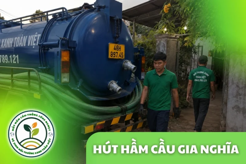 Hút Hầm Cầu Gia Nghĩa | Báo Khối Rõ | Xanh Toàn Việt 9 Hút Hầm Cầu Gia Nghĩa 24/7, Báo Giá Theo Khối | Xanh Toàn Việt