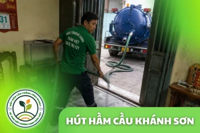 Hút Hầm Cầu Khánh Sơn, Tính theo m³, Đến Nơi 30 Phút