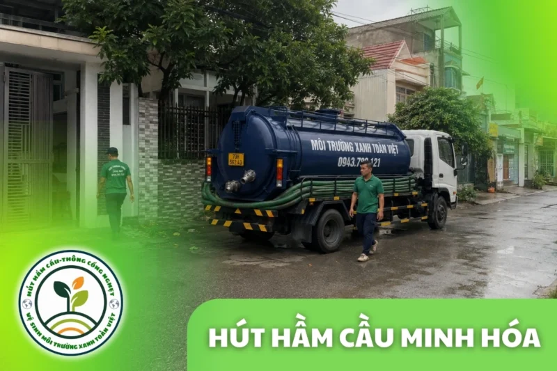 Hút Hầm Cầu Minh Hóa Vùng Cao 24/7 theo m³ | Xanh Toàn Việt