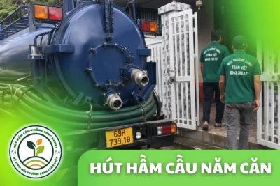 Hút Hầm Cầu Năm Căn Cà Mau – Kiểm Tra Lối Xe Và Đo Khối