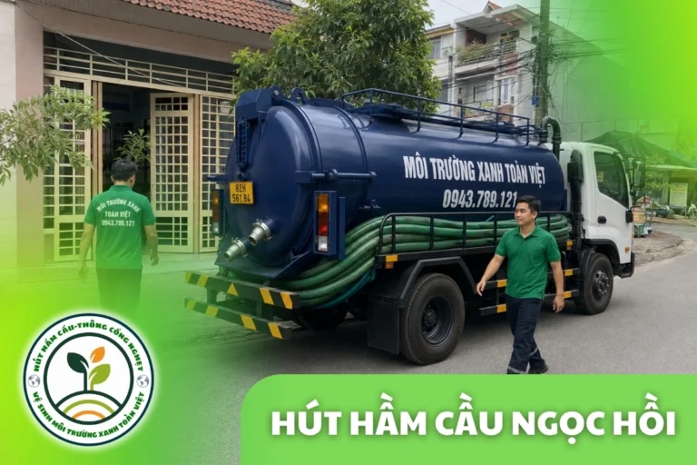 Hút Hầm Cầu Ngọc Hồi 24/7, theo m³ và Khối | Kon Tum