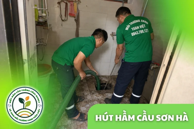 Hút Hầm Cầu Sơn Hà 24/7, Báo Giá Theo Khối | Vùng Cao Quảng Ngãi