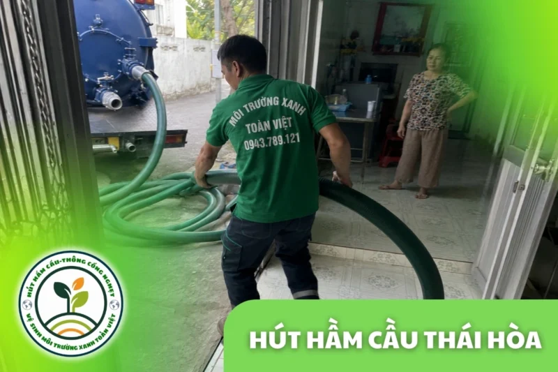 Hút Hầm Cầu Thái Hòa 24/7, Tính m³ Hoặc Khối | 0943.789.121