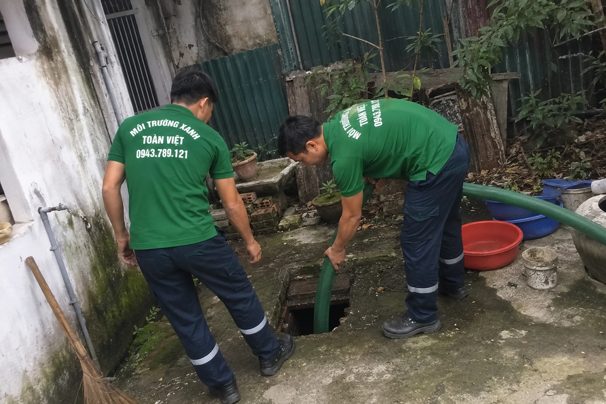 Khảo sát nắp hầm và đường kéo ống là bước bắt buộc trước khi báo phương án