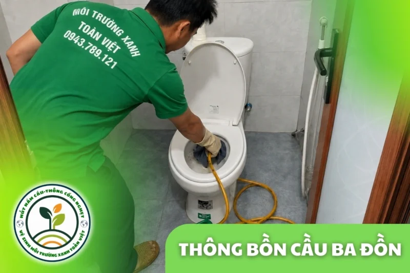 Thông Bồn Cầu Ba Đồn | Gỡ Dị Vật, Hạn Chế Tháo Dỡ